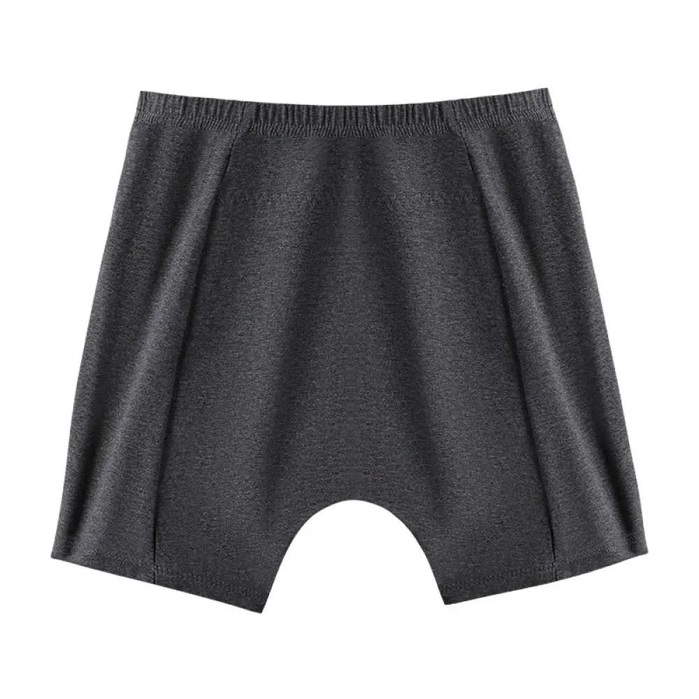 Washable Men Leakproof Underwear Soft Cotton Incontinence Briefs High Waist Elderly Care Breathable Solid Protective Pants