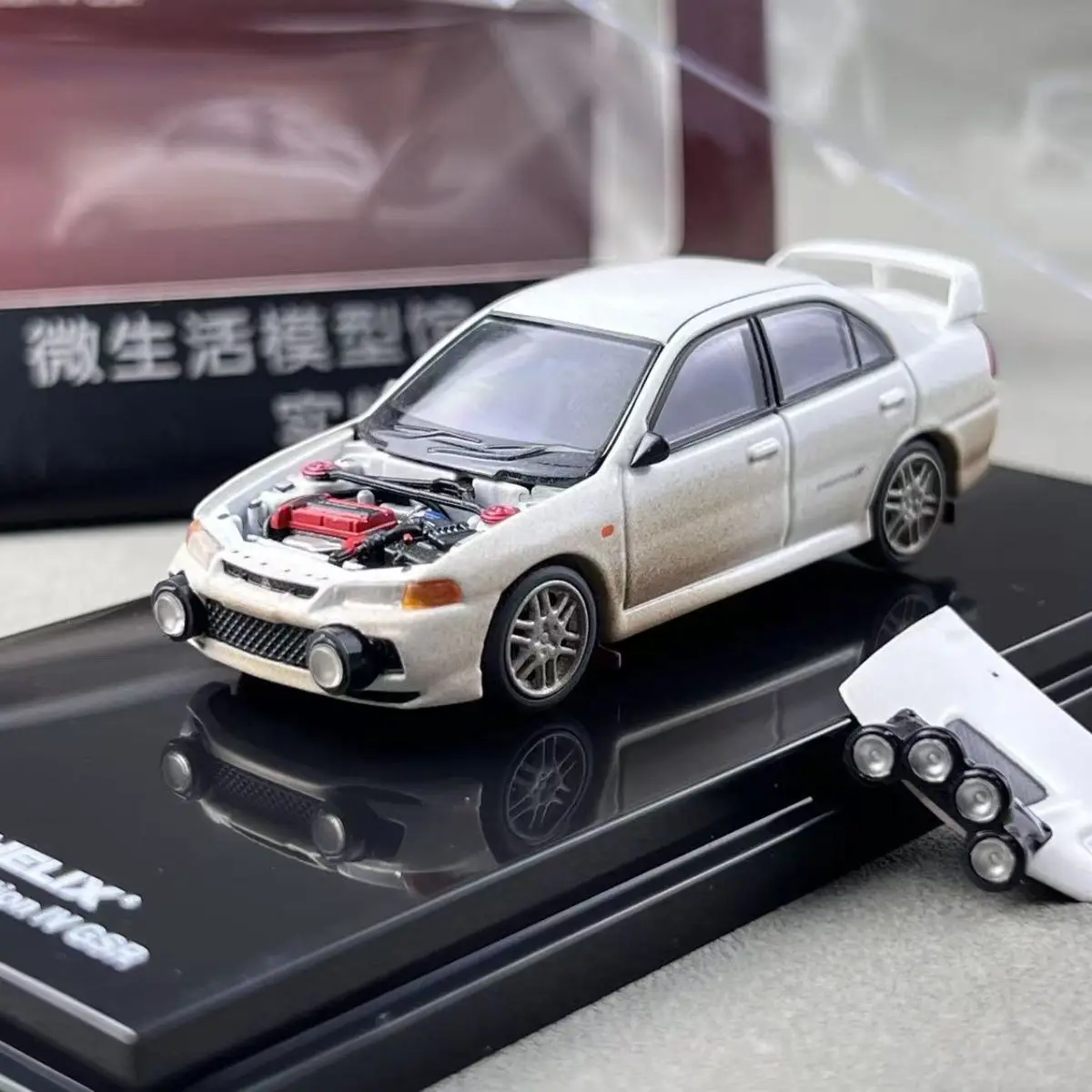 

MH 1:64 Lancer Evolution EVO IV GSR Alloy Car Diecasts & Toy Vehicles Car Model Miniature Scale Model Car Toys For Children