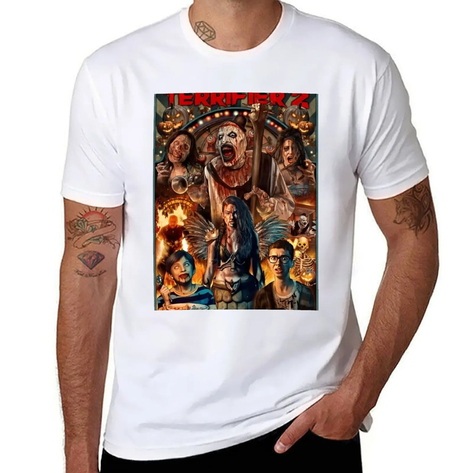 

Terrifier T-Shirt man t shirt summer t shirts cotton 100% T-Shirt