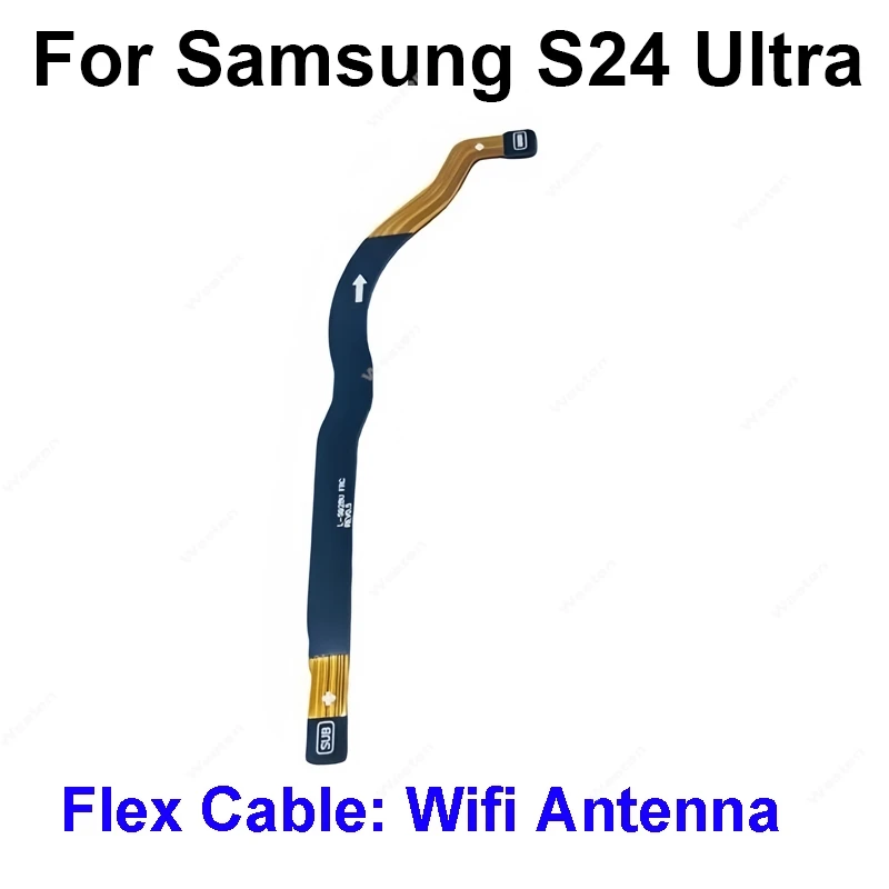 Signal Flex Cable For Samsung Galaxy S24 S25 Plus FE Ultra Edge Antenna Wifi Connector Flex Ribbon Replacement Parts