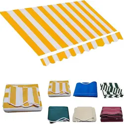 Retractable Awning Fabric Replacement (Fabric Only) Garden Awning Replacement Fabric Top Cover Outdoor Sunshade Canopy Awning