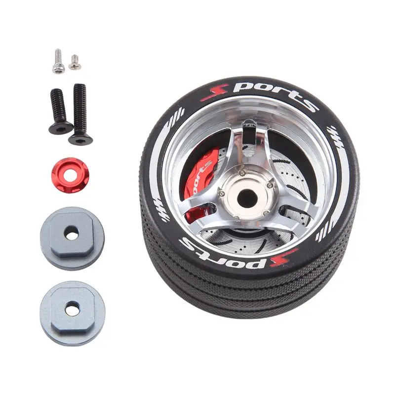 A29F-RC Metal Handwheel With Brake Disc Brake Caliper For SANWA MT4/FUTABA 4PX/Flysky NB4/KO EX Next/WFLY X9
