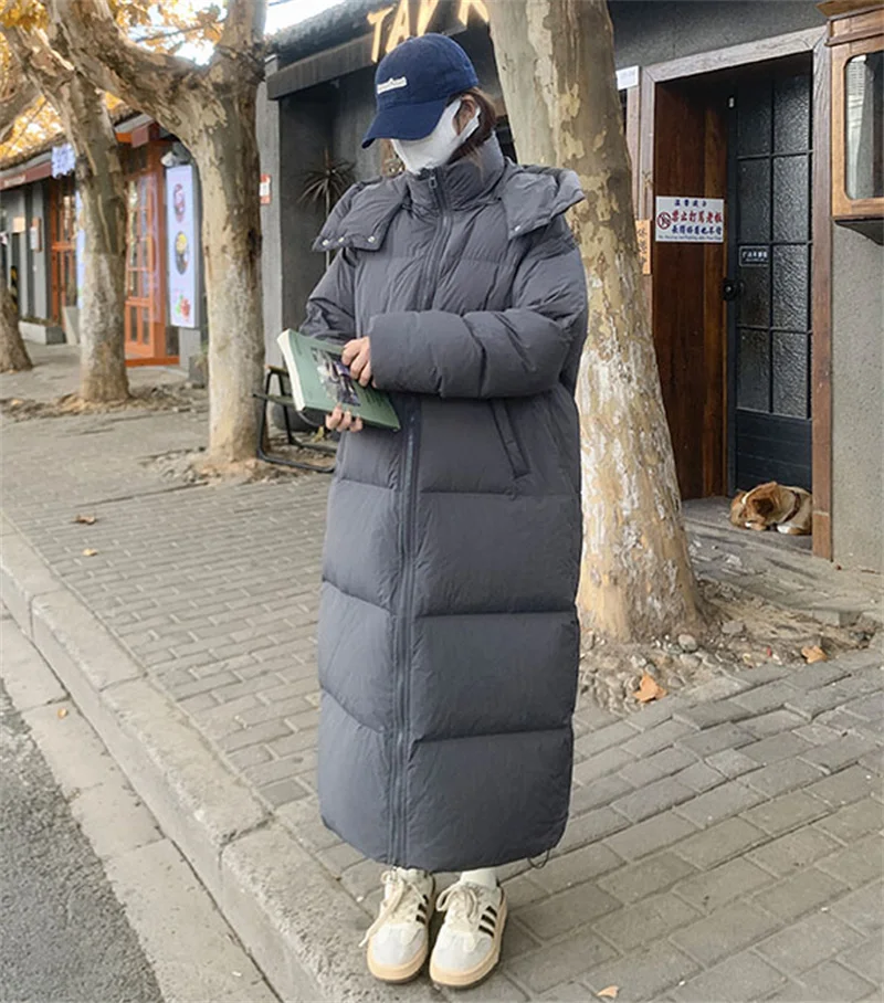 ZAROY Padded Women Jacket Windproof Warm Winter Long Parkas Overcoat Loose Casual Hoodie Coat Skiing Outerwear Длинные п