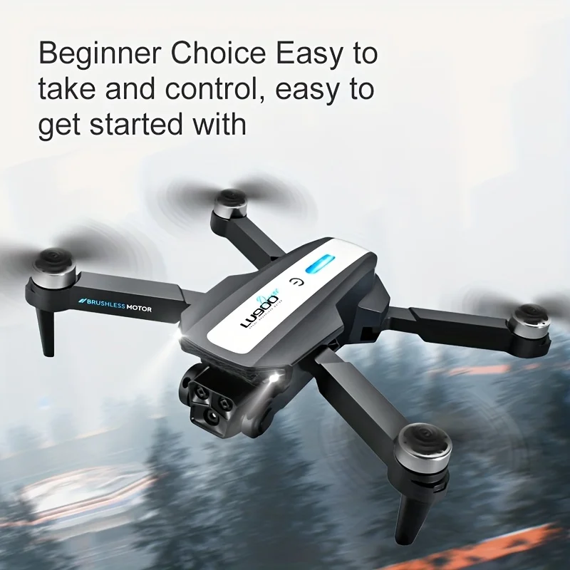LU900 Dual Camera Remote Control Drone, Multi-Speed Control, Mobile Phone Control, Anti-Collision and Anti-Impact, Gravity Sensi