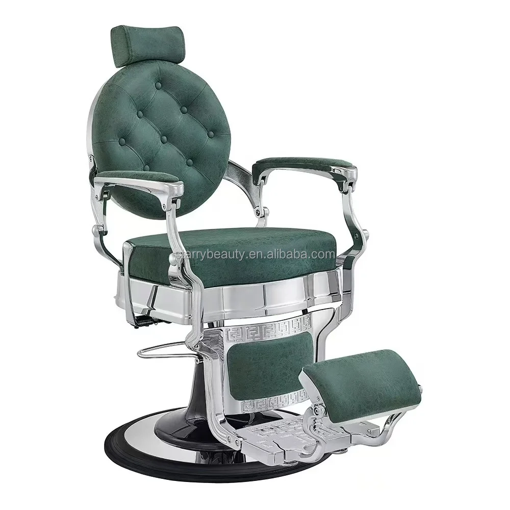 Beauty Barbershop Antique Salon Equipment and Furniture Hair Saloon Chairs Metal Barber Chair