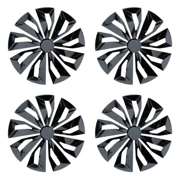 4 stks/set Universele Auto Ijzer Staal Wiel Wieldop R14 R15 R16 Inch Vervanging Hub Caps Velg Cover PP Band accessoires