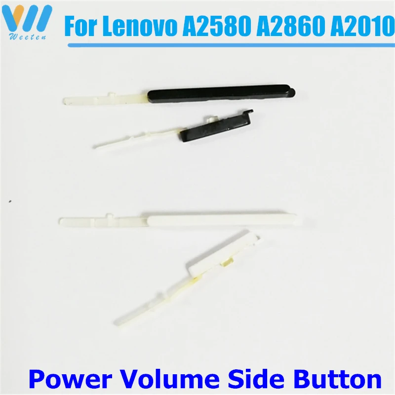 Volume Power Buttons For Lenovo A2580 A2860 A2010 ON OFF Power Volume Control  Switch Side Keys Button Replacement Repair Parts