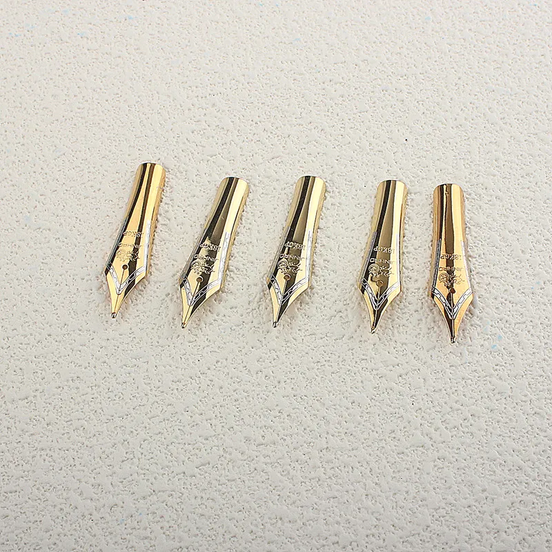 Jinhao Médio Gold Tip Nib Fountain Pen, Canetas de Tinta para a Escola Estudante, Papelaria de Escritório, Alta Qualidade, X450, 2Pcs