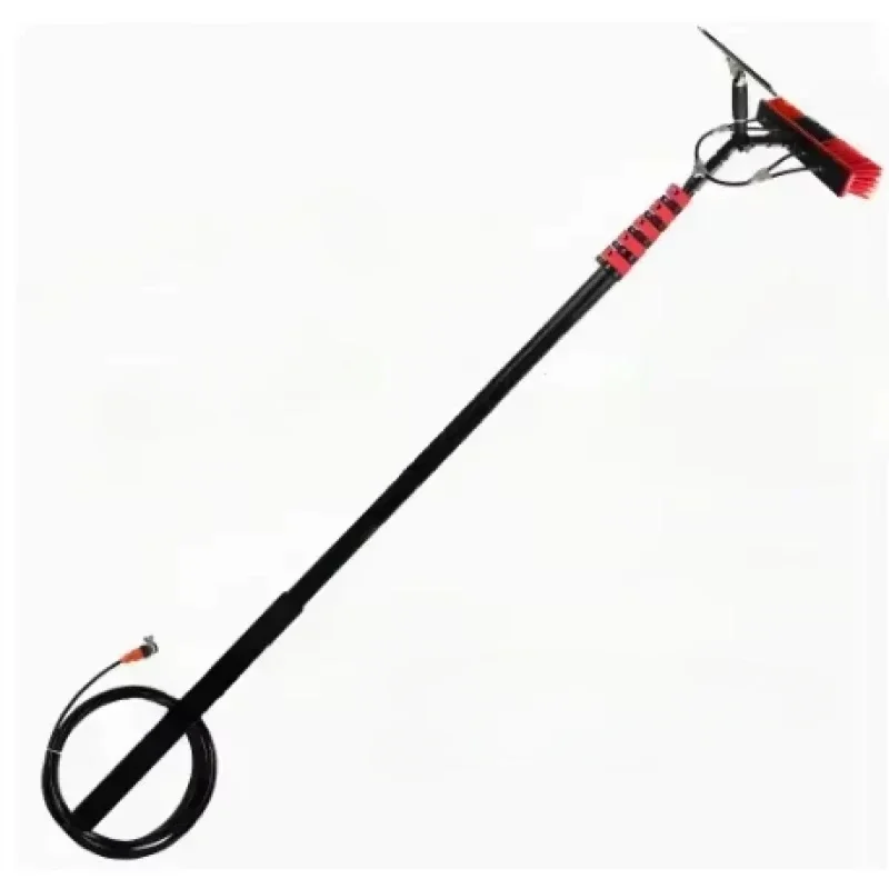 

Hot SellingSuitable For Cleaning And Rinsing 30FT/9M Window Glass Telescopic Pole Photovoltaic Panels With A Brush And Water Spr