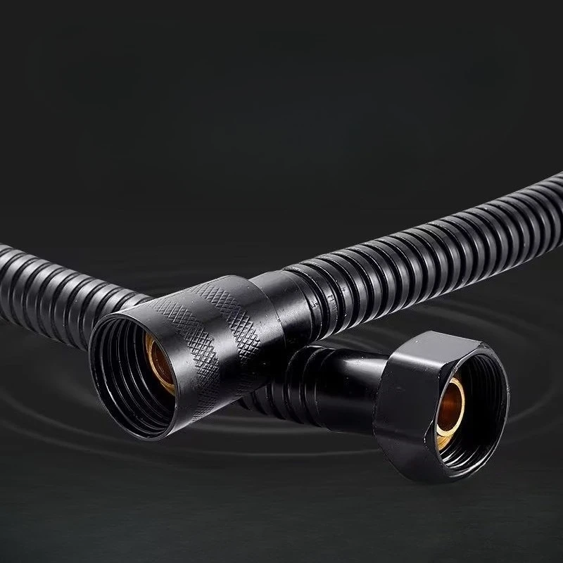 1.5/2 متر الفولاذ المقاوم للصدأ دش خرطوم معدني أنابيب المياه الساخنة الحمام رذاذ رئيس دش أداة مرونة عالية أنابيب المياه العامة