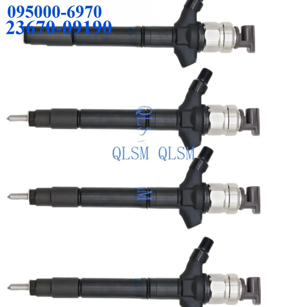 

4-Pack high-quality diesel fuel injector nozzle 095000-6970 23670-09190 for Toyota Avensis-