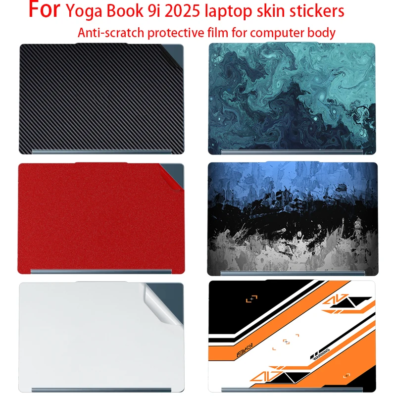 For 2025 Lenovo Yoga Book 9i Gen 10 Laptop Skin Sticker yoga Book 9 14IAH10 Computer Body Case Protective Film YOGA Book 9i IRU8