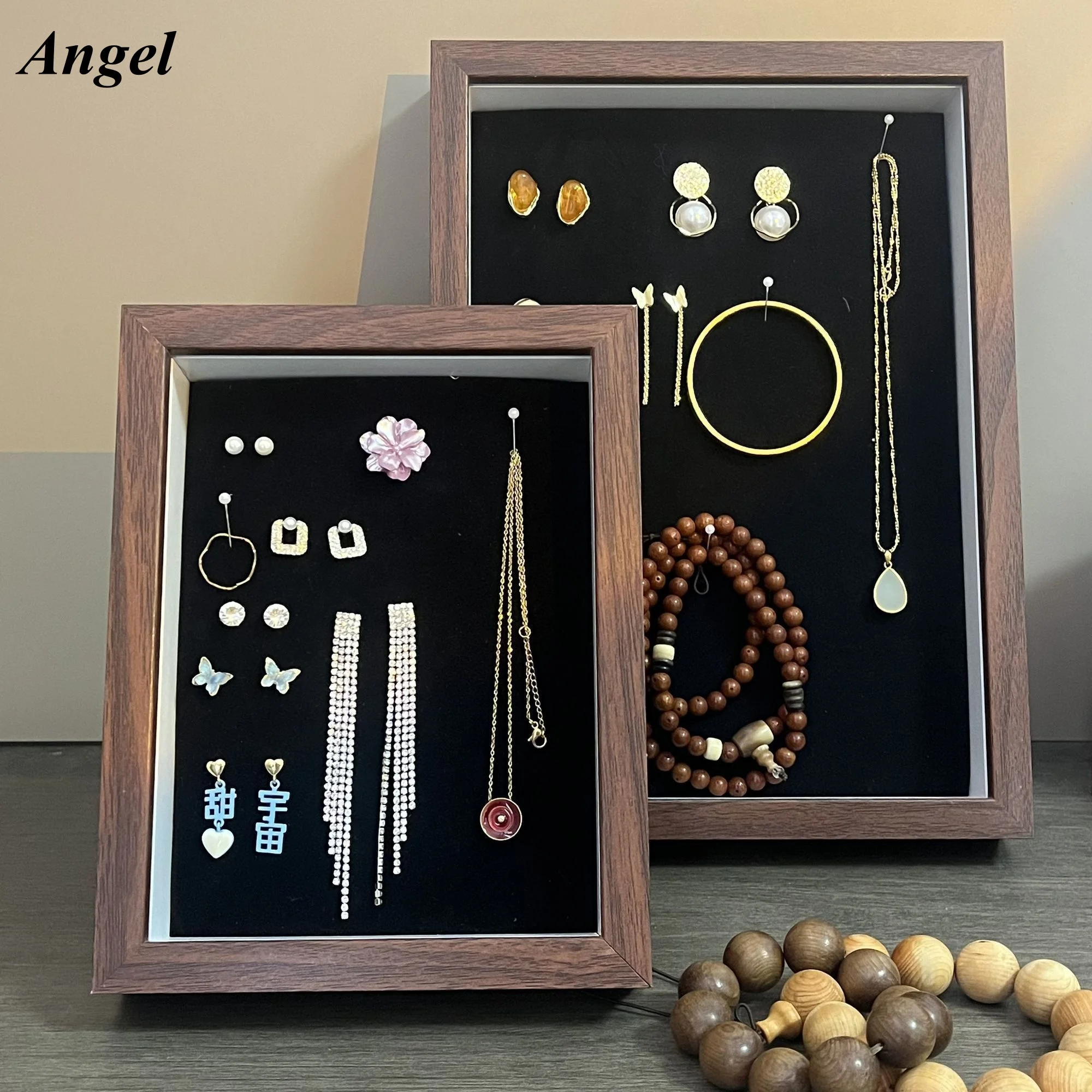 Jewelry Organizer - Sliding Door Dust-Proof Storage Rack for Necklaces, Earrings & Bracelets, Vanity Anti-Tarnish Holder 2025 Tr