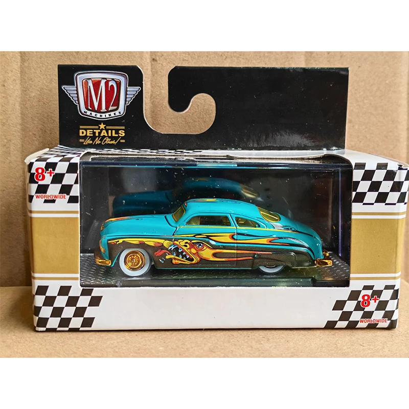 M2 Machines 1:64 Mello Yellow 1959 Christmas Special Red Alloy Limited Collection Model Car Child Birthday Gift Toy