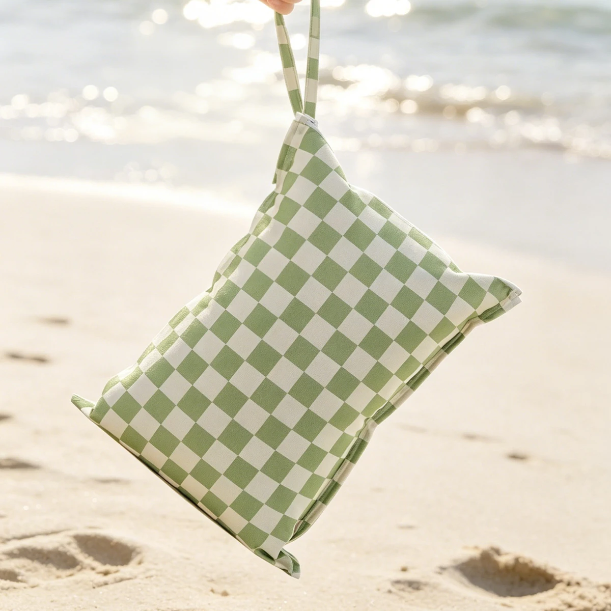 

HappyFlute 30 * 40 Anti Dirty Wet Bag Reusable Waterproof Wet Bag Suitable For Swimwear Baby Clothing Travel And Diaper Bags