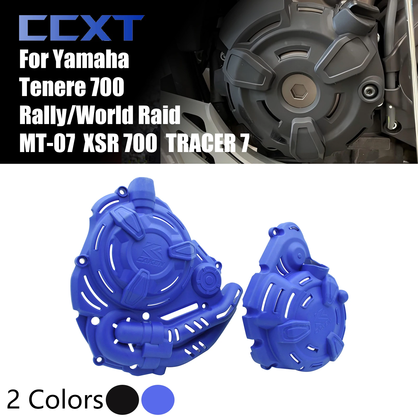 

Motorcycle Clutch Cover Ignition Protector Guard For Yamaha Tenere 700 T700 2019-2024 TRACER 7 2020-2022 XSR 700 2021 2022 2023
