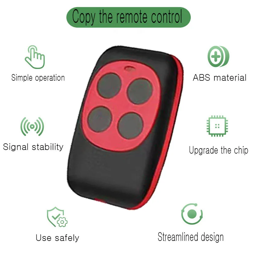 

Red face type 433.92mhz remote control garage Door Barrier Gate Remote Control Garage Roller Shutter Door Copy Remote Controlkey