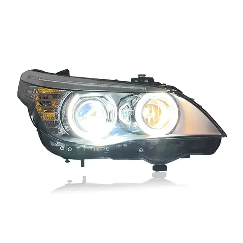 For BMW 5 Series E60 2003-2010 Headlight Assembly Upgrade for E60 M5 – Plug and Play with Front Signal Lamps