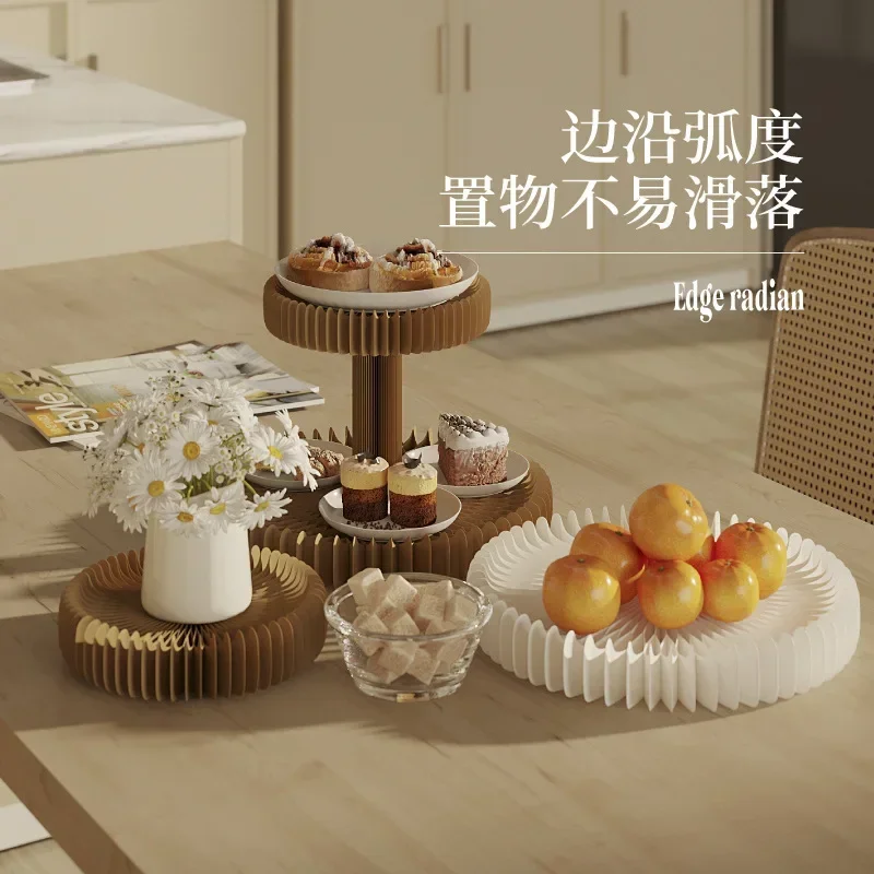 Desktop Shelf Display Shelf Home Living Room Bedroom Storage Shelf Countertop Round Decorative Display
