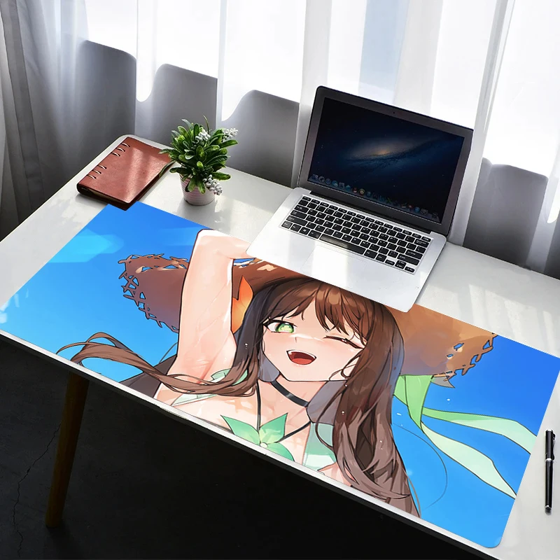 

Mouse Pad Anime Rubber Mousepad Office PC Gaming Accessories Keyboard Pad B-black Survival Eternal Return Laptop Desk Mouse Mat