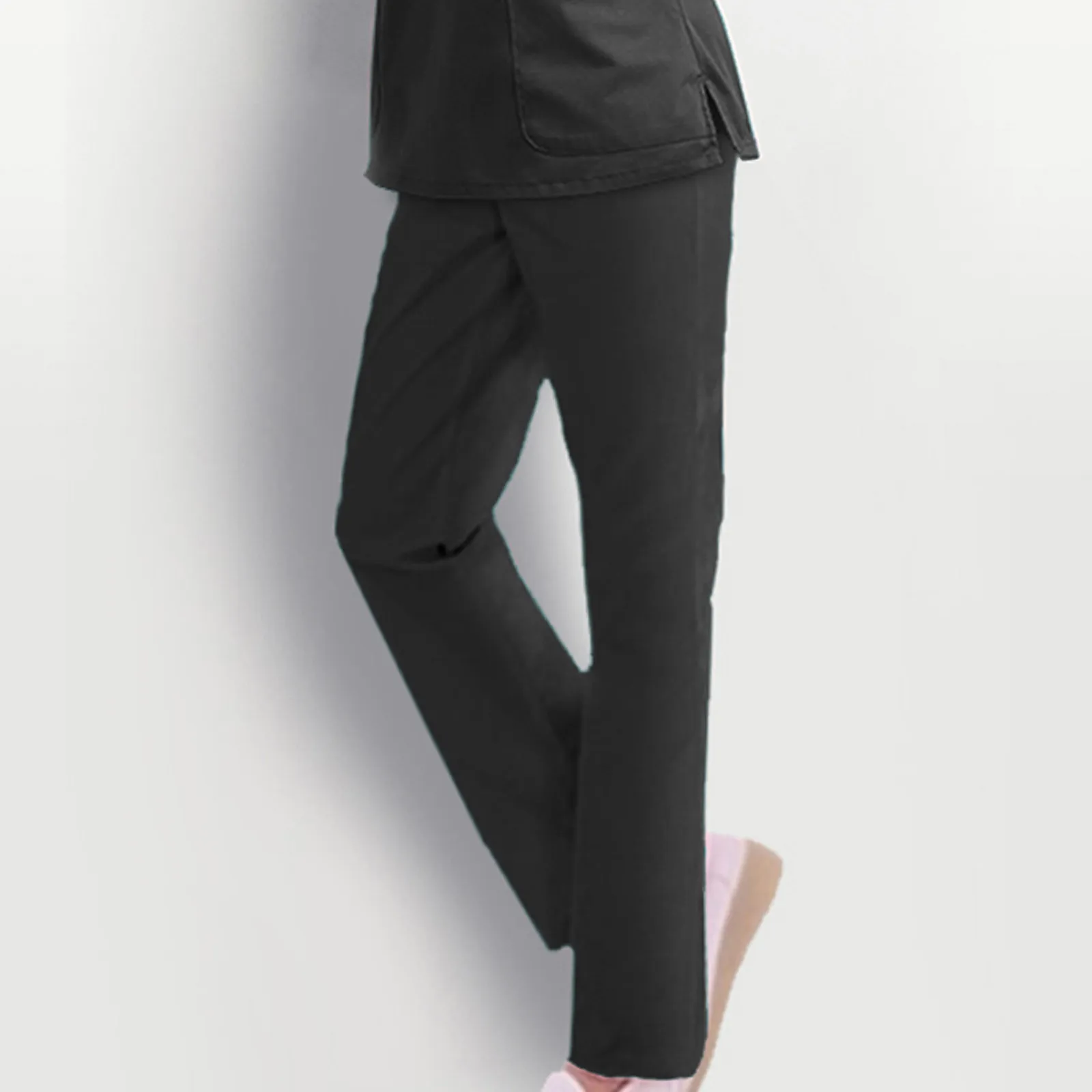 Verpleegstersuniform Werkkleding Broek Dames Hoge taille Effen kleur Operatiekamer Wokers Broek Medische chirurgie Beschermende kleding