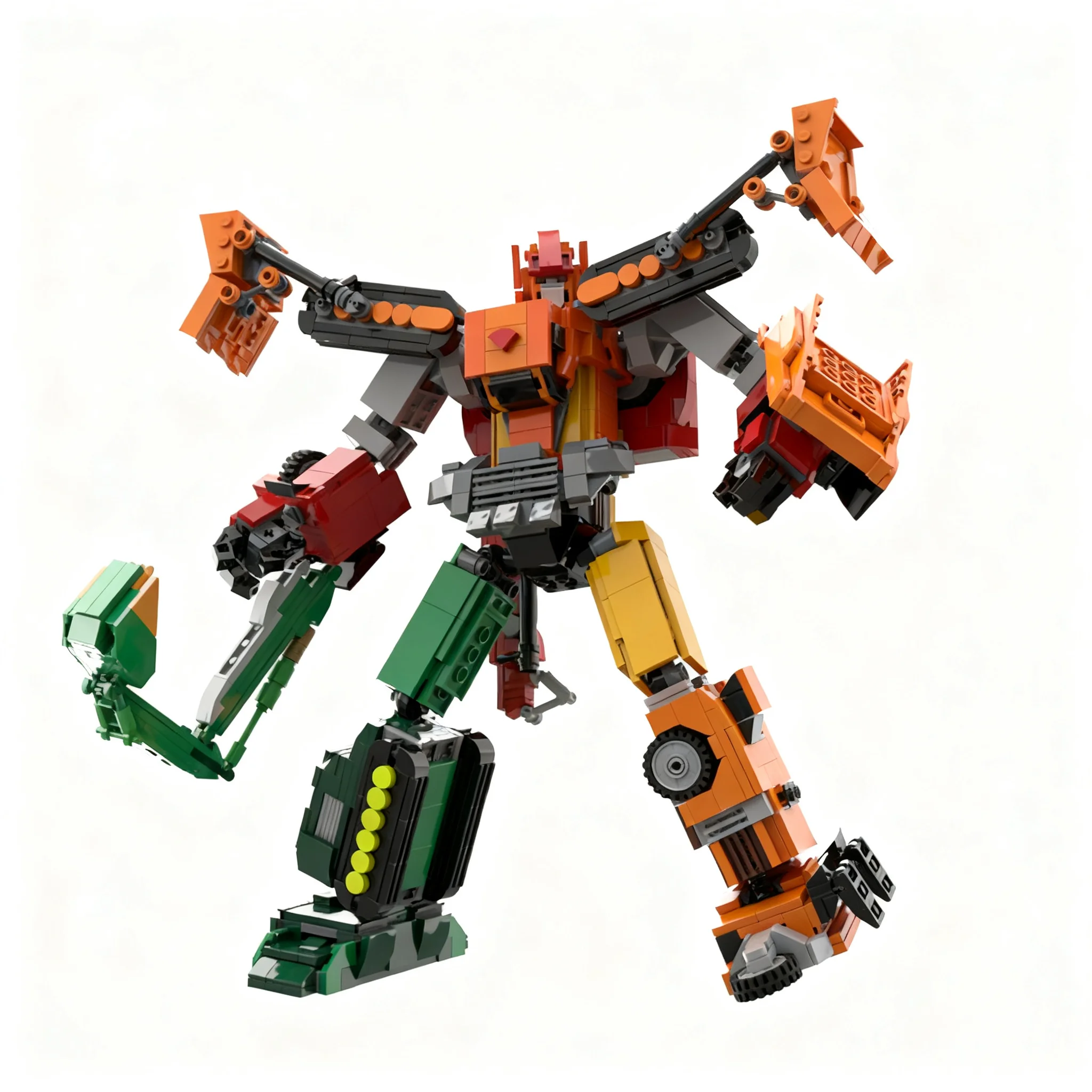 1820pcs MOC Transformer RID Landfill Build King Other Model Building Blocks Toy Architecture Christmas Gift DIY Education Kids