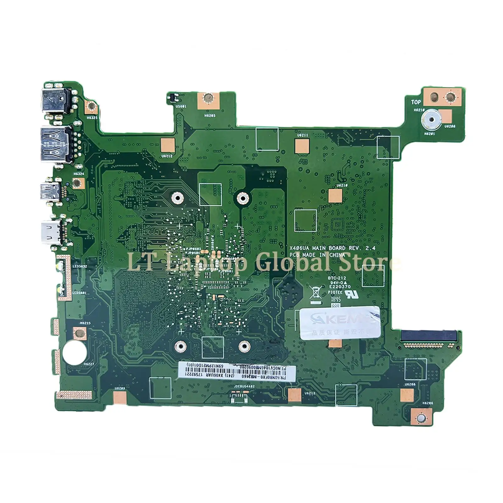 X406UA Mainboard Laptop ASUS X406U S406UA K406UA V406UA X406UAR Y406UA X406UA Motherboard Laptop I3 I5 I7 8/ke-7 CPU 4GB/8GB-RAM