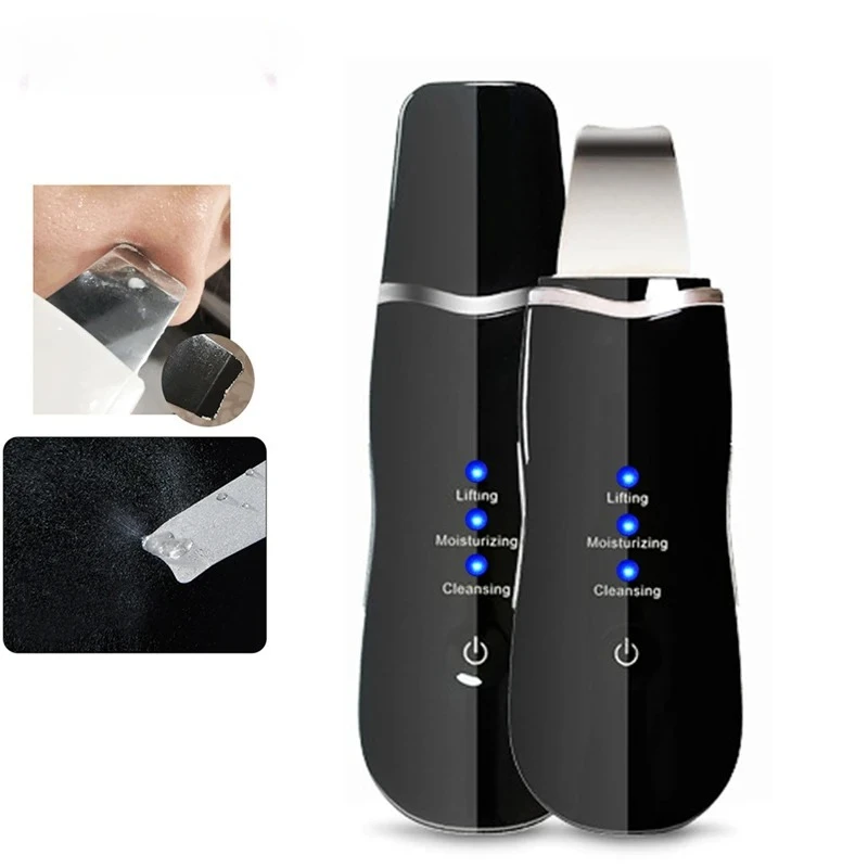 Machine ultrasonique de nettoyage du visage en profondeur, épurateur de peau, élimine la saleté, les points noirs, réduit les taches et les rides, blanchiment du visage, Lifting