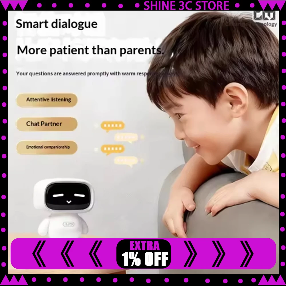 Yiying Aimi Smart Robot Companion Robot Intelligent Dialogue Emotional Companionship Wireless Indoor Intelligence Gifts