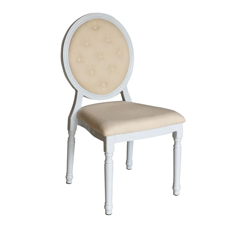 Wholesale Factory Price French Restaurant Dining Furniture King Louis Xiv Xv Oval Chair Weddings