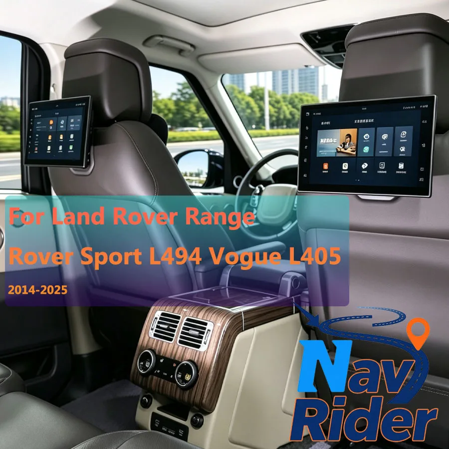 11.4inch Android Headrest Rear Seat Entertainment Screen For Land Rover Range Sport L494 Vogue L405 2014‑2025 Carplay Multimedia