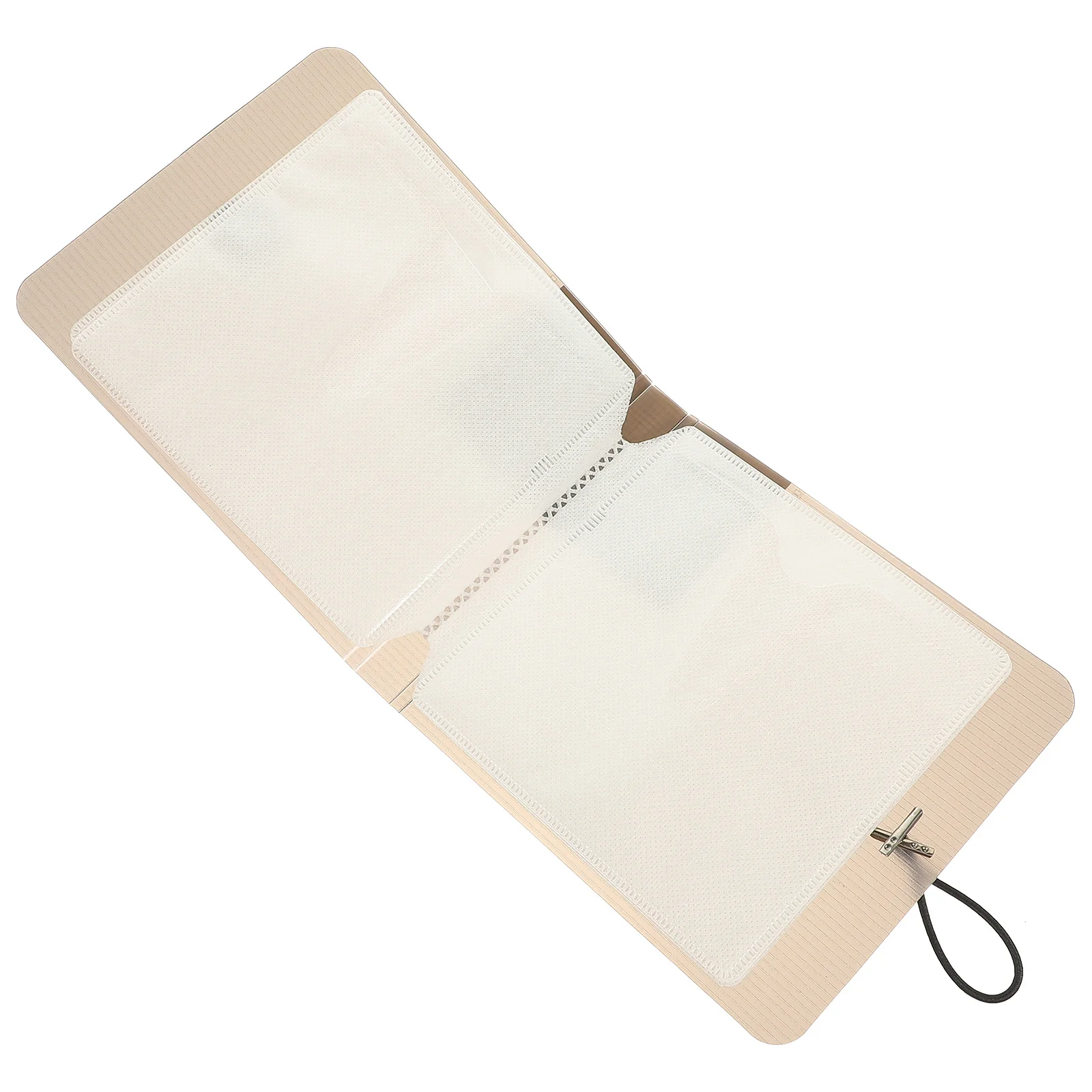 

12 Capacity Cd Dvd Storage Binder Bag with Replaceable Labels Clear Pocket Organizer for Home Car Travel Use Portable Disc