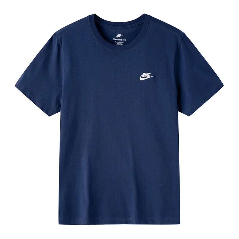 

Мужская спортивная одежда Nike с короткими рукавами, дышащая повседневная одежда, свободная футболка, повседневная футболка с короткими рукавами Ar4999-410