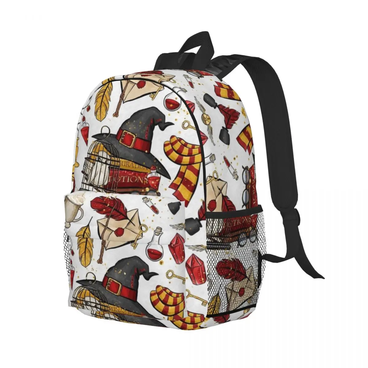 Harry Potter para niñas y niños, mochila para estudiantes de gran capacidad, mochila ligera impermeable de 15 pulgadas