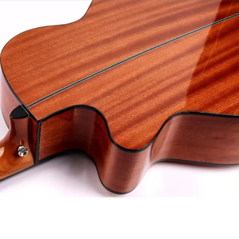 Surpass Music High Quality Four String Acoustic Electric Bass Guitar for Beginners view 6