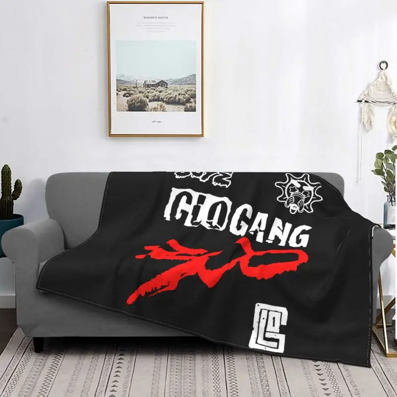 Glo Gang X Glory Boyz Collab Blanket Warmth Sofa Bed Lightweight Couch Blanket Sleeping Sheets