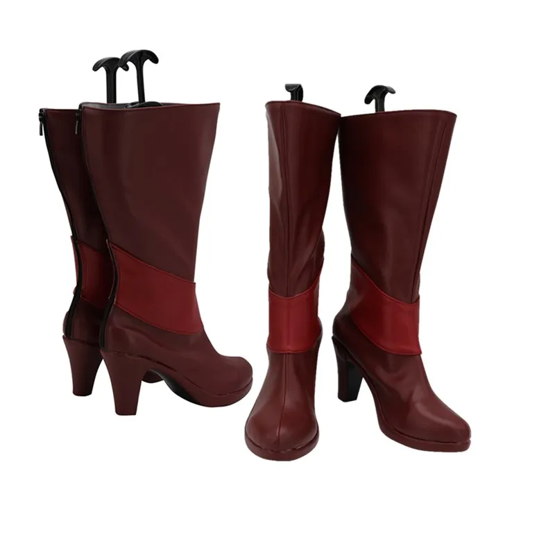 Disfraz Alastor Cosplay Shoes Boots Anime Disguise Adult Men Women Footwear Halloween Carnival Costumes Accessories Props