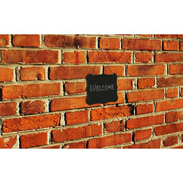 

4 мини-доски для письма мелом в винтажном стиле, черные, деревянные, подвесные, для поделок, номеров столов, сообщений