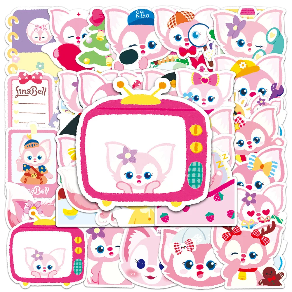 10/30/50pcs Disney Cartoon Linabell Stickers Kawaii StellaLou Lotso Sticker Diary Luggage Phone Cute Girls Graffiti Decals Toys