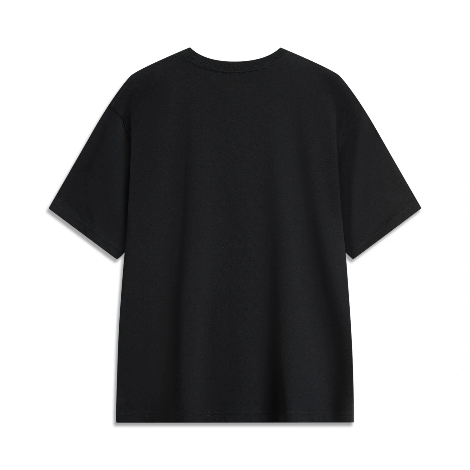 Li-Ning Men CROSS Sports T-Shirt AT DRY SMART 56%Cotton 44%Polyester Loose Fit LiNing Short Sleeve Tee Tops AHSU507 image 6