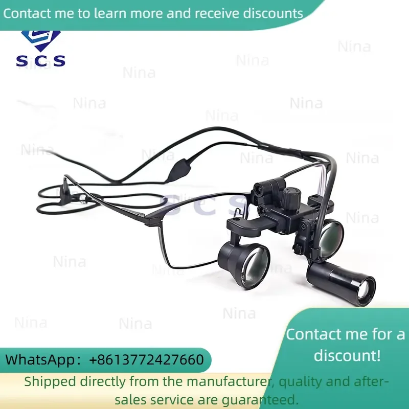 Kit Dentist Light Weight Operating Medical Loupes