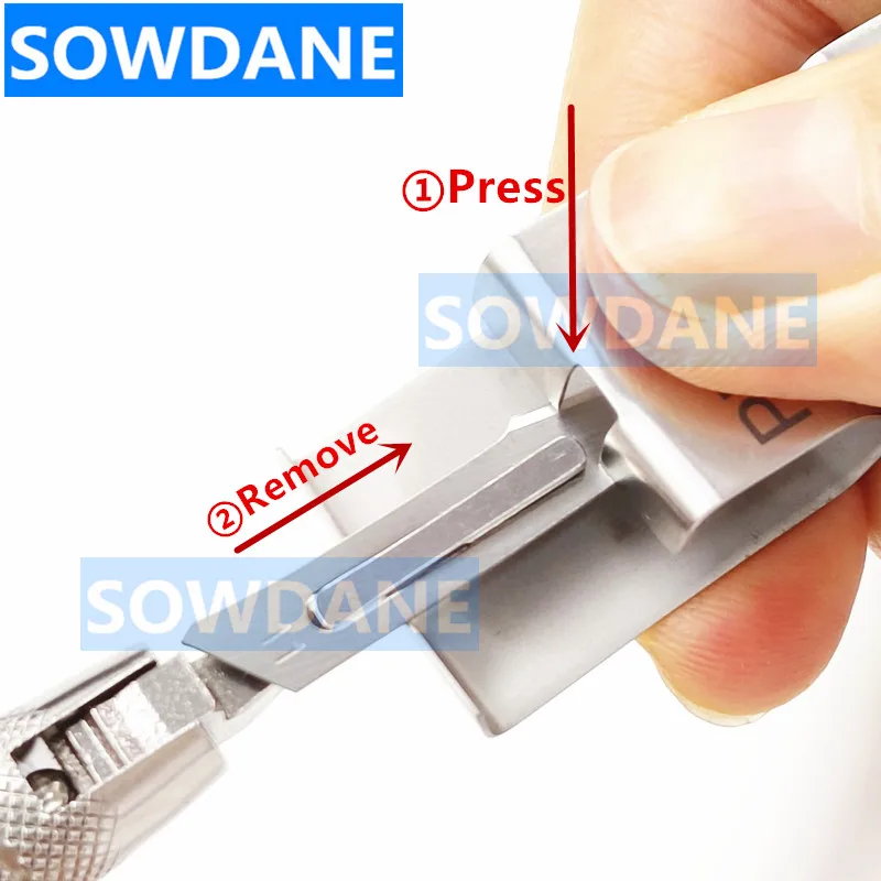 High Quality Stainless Steel Dental Scalpel Handle No.3 Dentist Blade Handle Dental Oral Hilt Surgical Tool