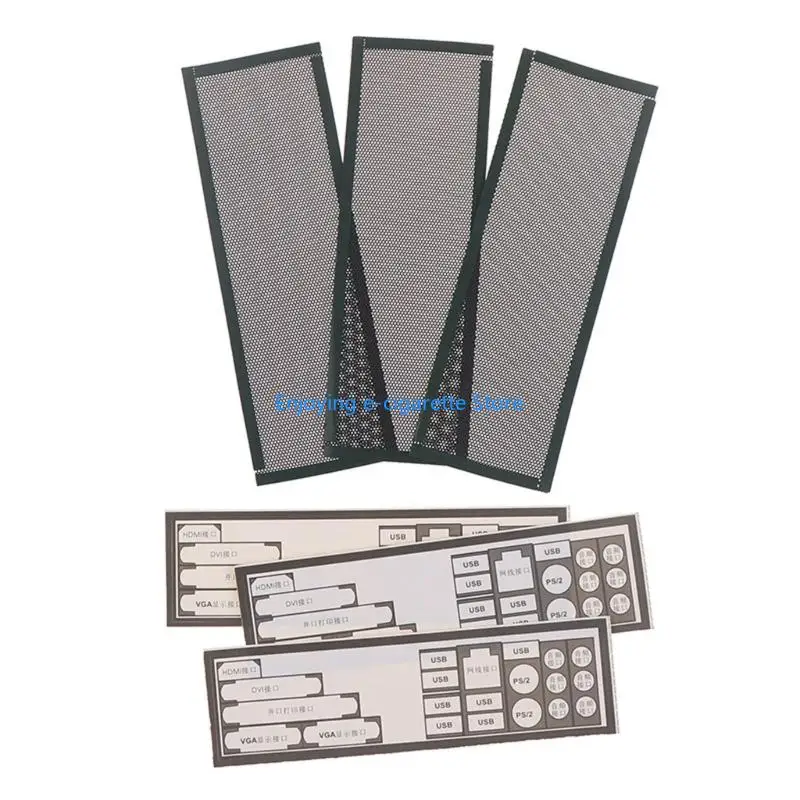 PVC Computer Fall Rückseite Schild Staub Filter Schild Zurück Platte Host Schallwand Fall Schallwand Für Computer Chassis Y4QF – Detail 7