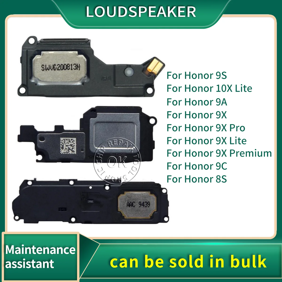 Loudspeaker For HuaWei Honor 10X 9C 9A 9S 9X Premium Pro Lite 8S Loud Speaker Buzzer Ringer Flex Replacement Parts