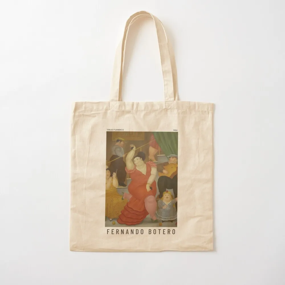 

Fernando Botero - Tablao Flamenco - Exhibition Poster Tote Bag hand bag Women's bags men women Canvas