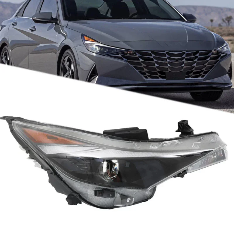 

Car Headlight assembly For 2021- 22 Hyundai Elantra 7th American edition led DRL daytime running light turn signal 2pcs