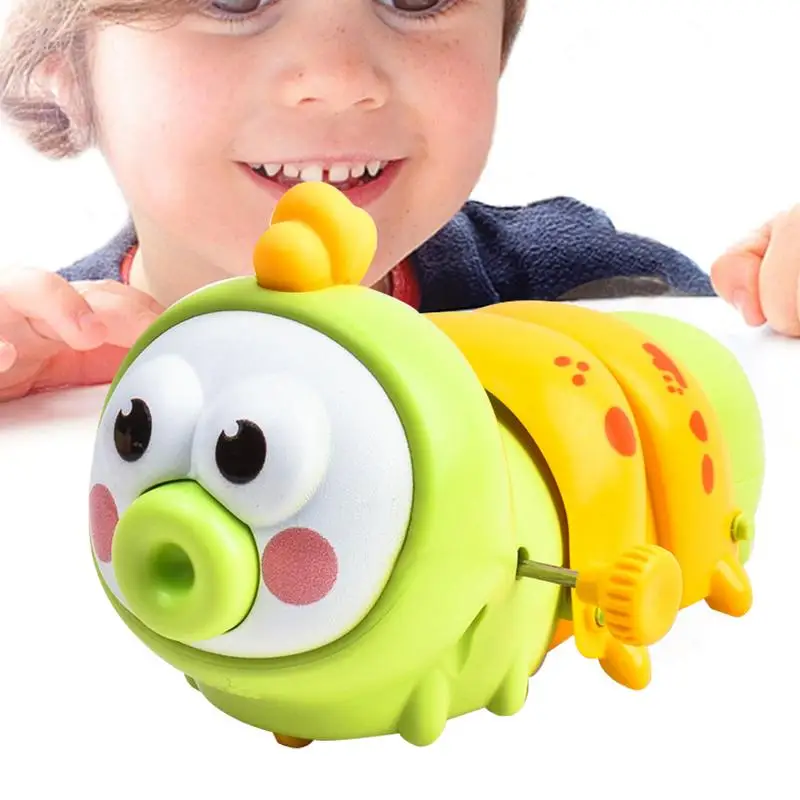 

Windup Toys Cute Cartoon Clockwork Caterpillar Toys Funny Fine Motor Skills Toys with Soft Tail Soothing Animal Figurine for