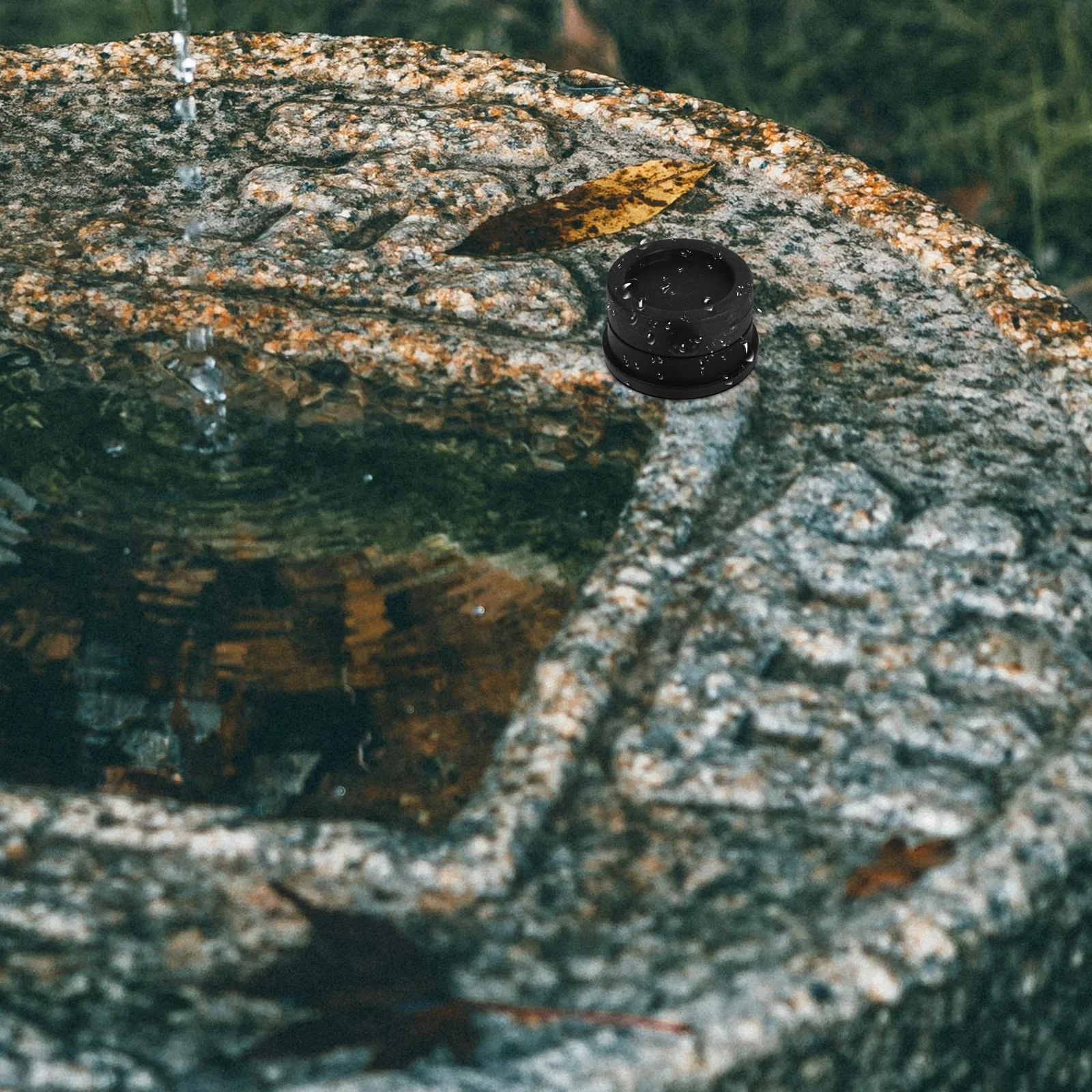 4 szt. Realistyczne imitacje kamieni do fontann, dekoracji ogrodowych, miniaturowe wodospady, wodoodporne dekoracyjne kamienie młynarskie