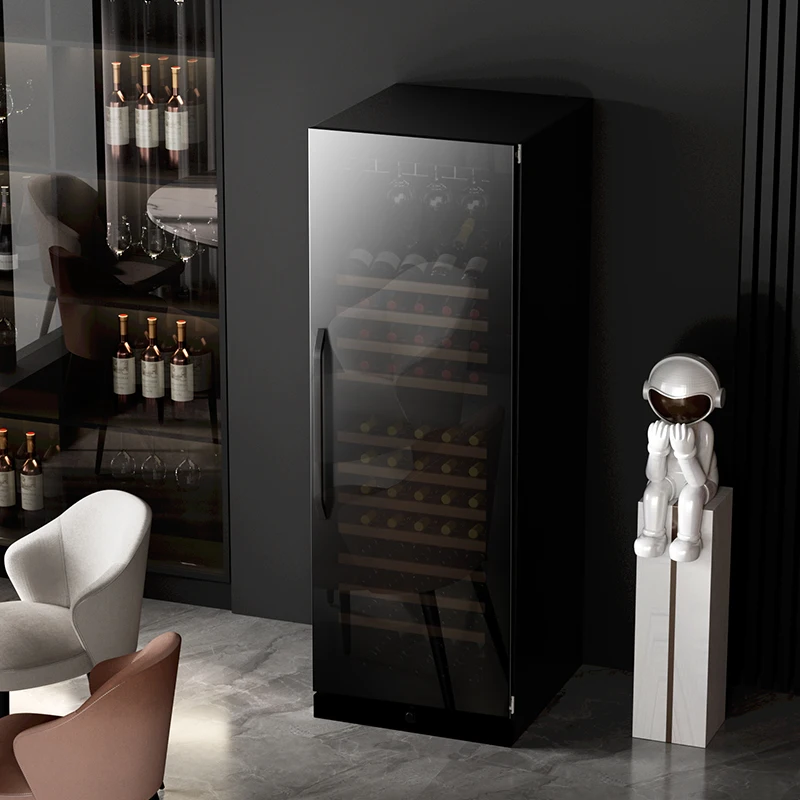 Beverage Double Zone Display Cooler Freezer Bottle  Wine Bag in Box White Fan Cooling Wine Chiller for Restaurant