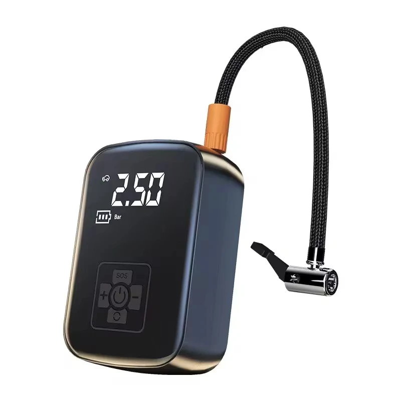 Wireless And Wired Car Air Compressor Electric Tire Inflator Pump for Motorcycle Bicycle Boat AUTO Tyre Balls image 6